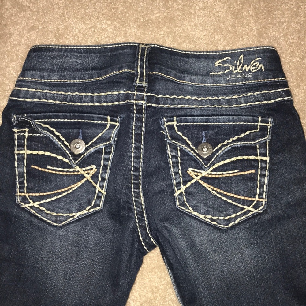 Silver jeans